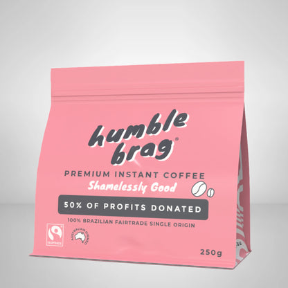 Shamelessly Good Humble Brag Fairtrade Instant Coffee 250g